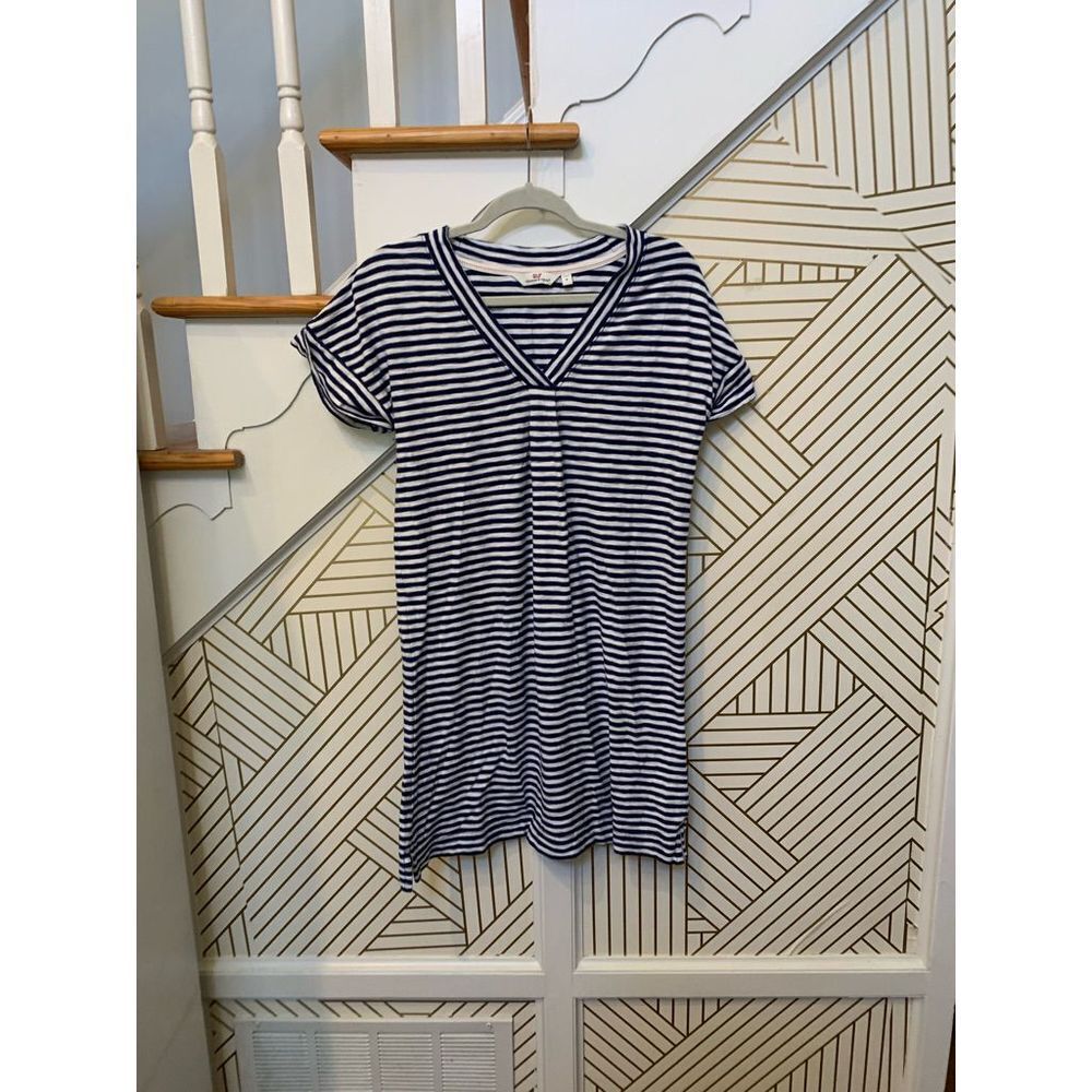 Vineyard Vines Womens Striped V Neck Dress Size Small